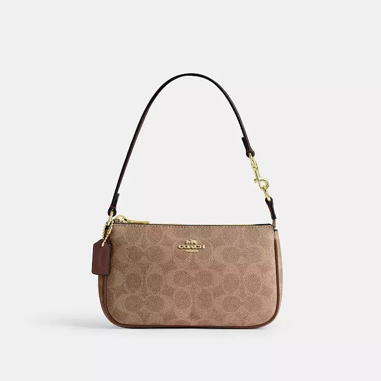 Nolita 19 In Signature Canvas Tan Brown Coach
