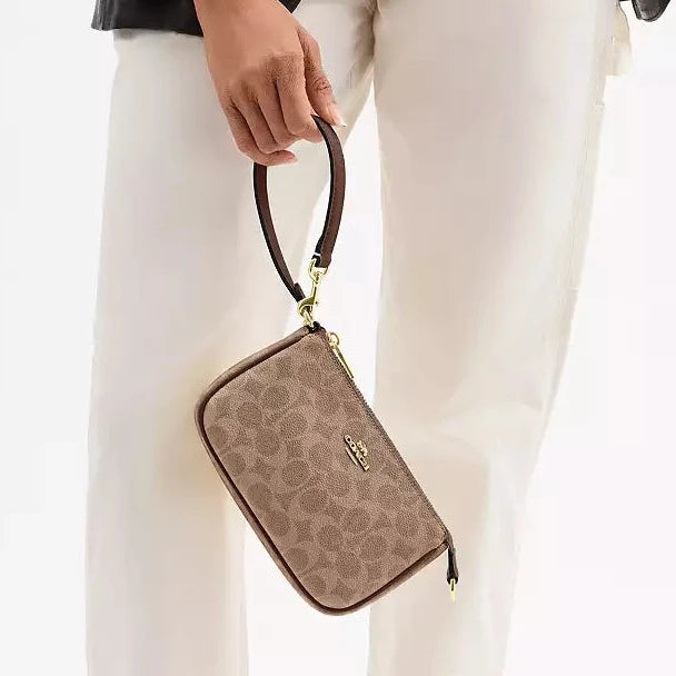 Nolita 19 In Signature Canvas Tan Brown Coach