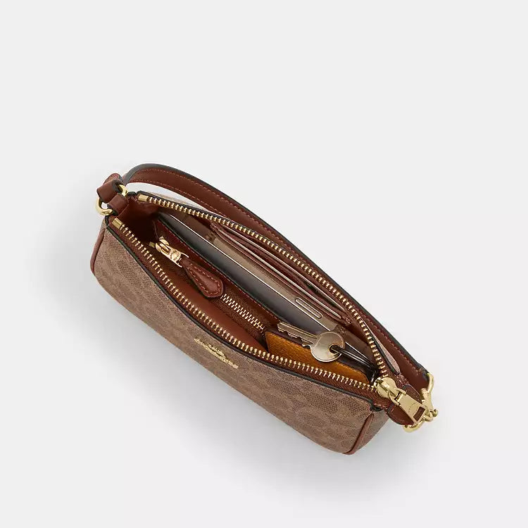 Nolita 19 In Signature Canvas Tan Brown Coach