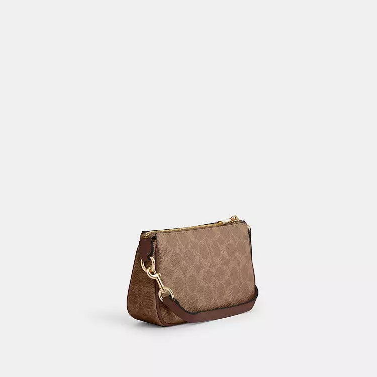 Nolita 19 In Signature Canvas Tan Brown Coach