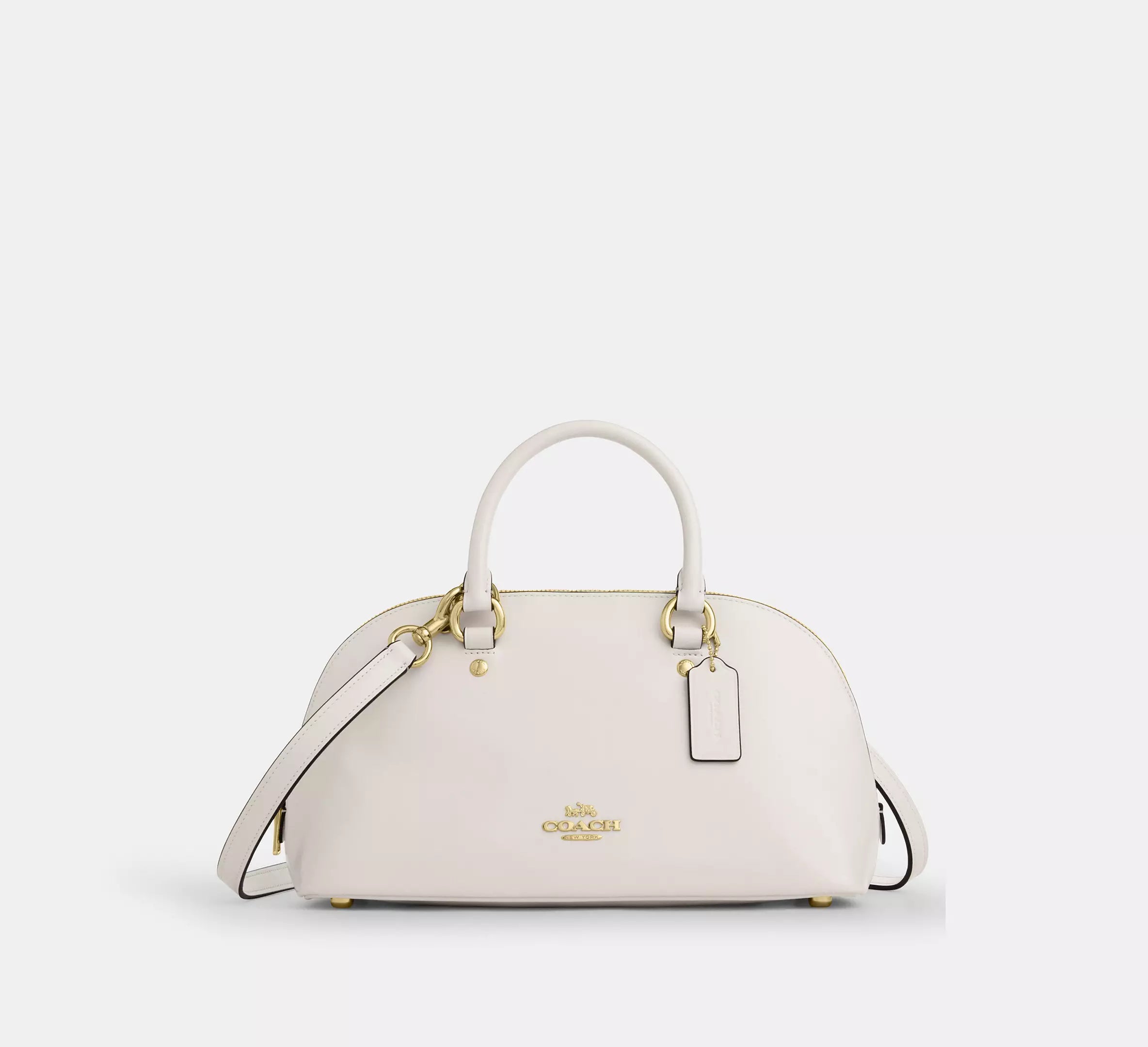 Lara Satchel Bag Chalk Coach