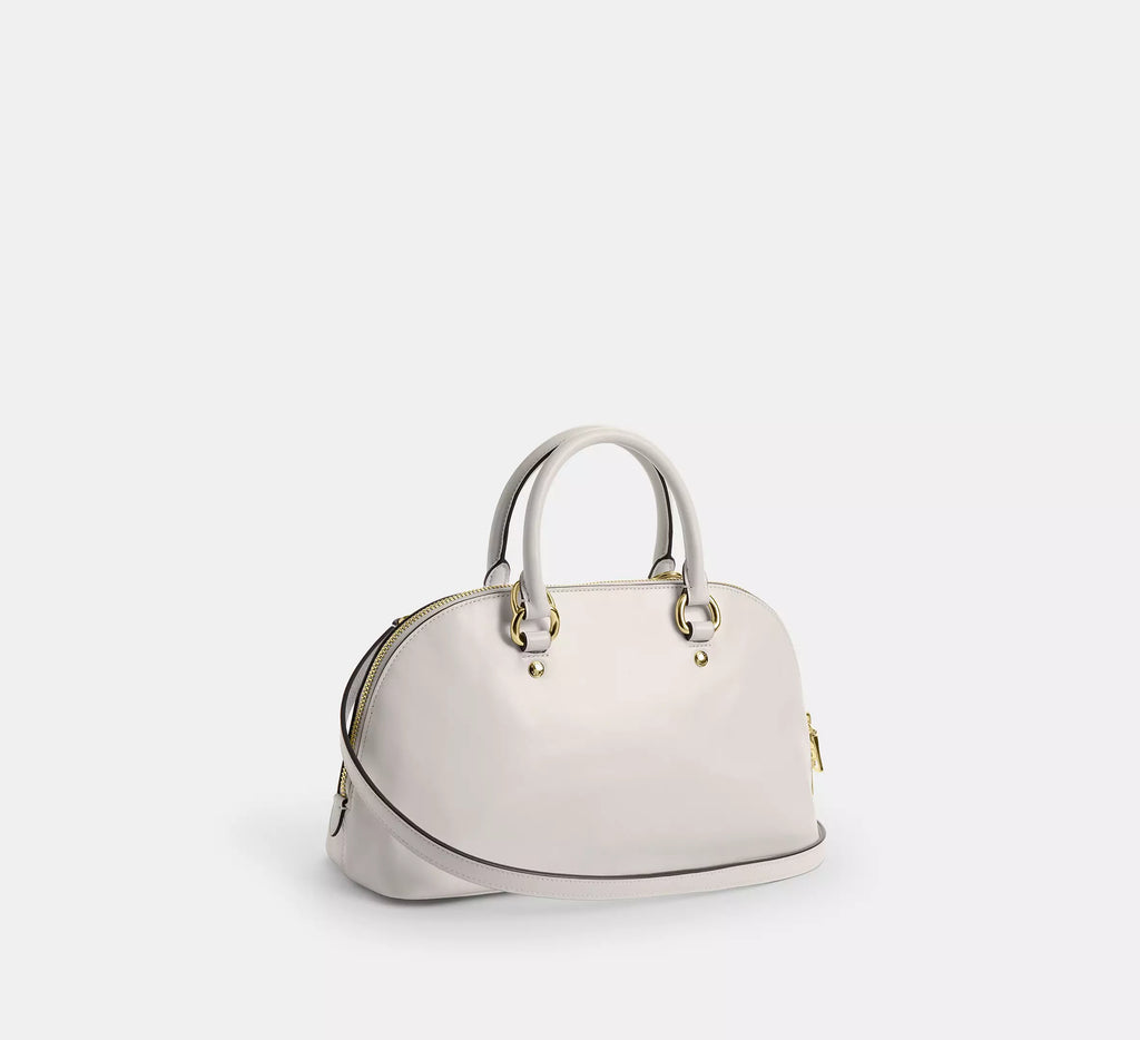 Lara Satchel Bag Chalk Coach