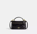 Rainer Crossbody Bag 18 With Quilting Black Coach