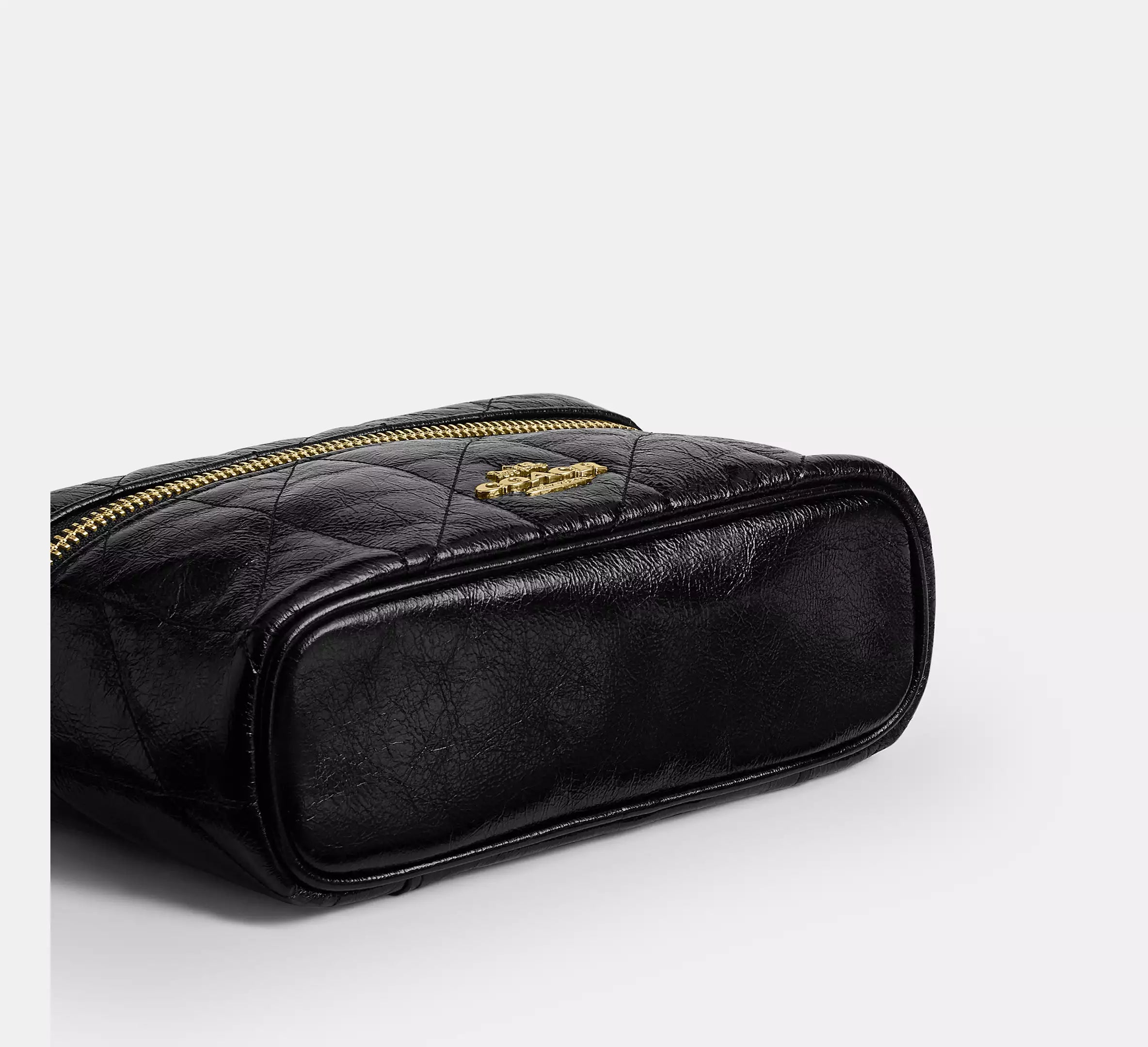 Rainer Crossbody Bag 18 With Quilting Black Coach