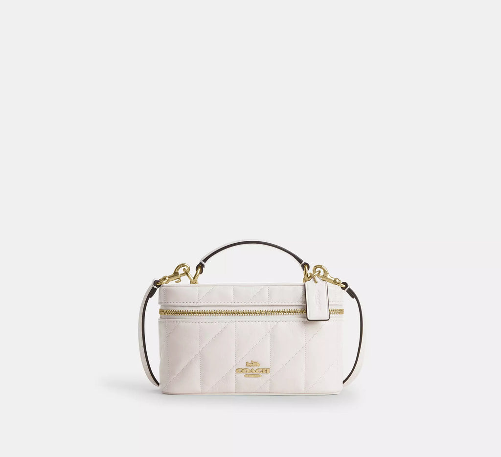 Rainer Crossbody Bag 18 With Quilting Chalk Coach