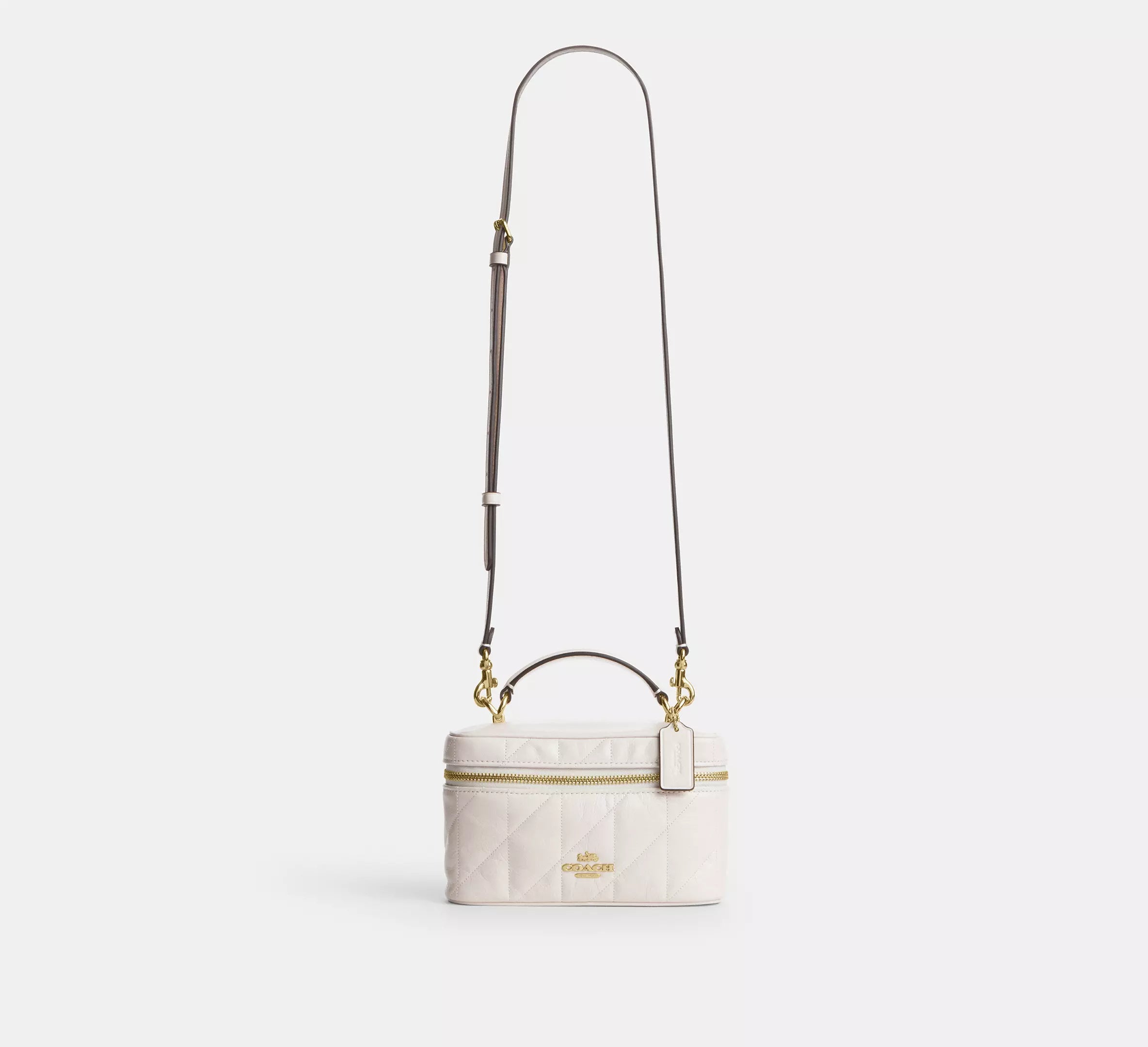 Rainer Crossbody Bag 18 With Quilting Chalk Coach