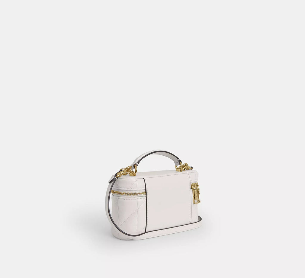 Rainer Crossbody Bag 18 With Quilting Chalk Coach