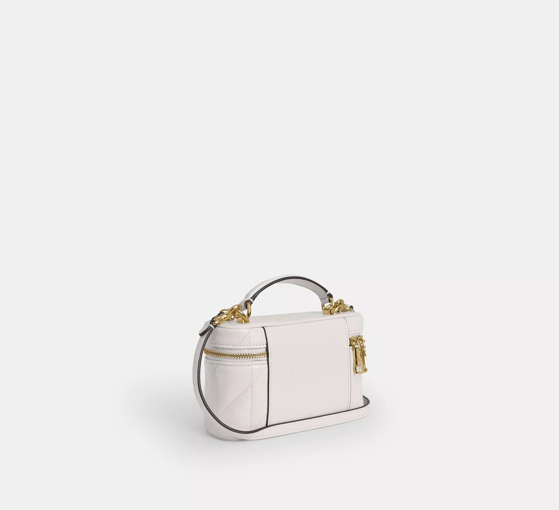 Rainer Crossbody Bag 18 With Quilting Chalk Coach