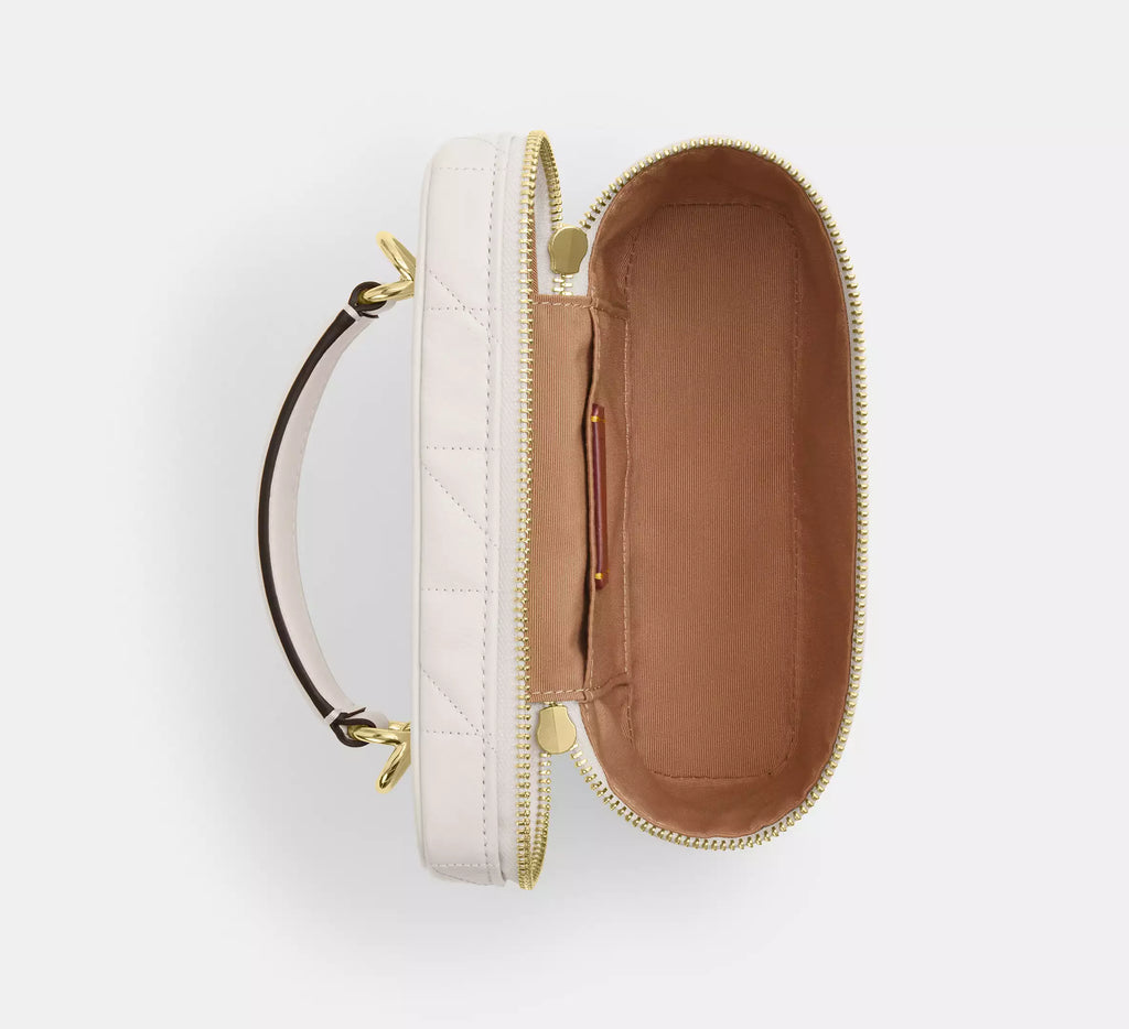 Rainer Crossbody Bag 18 With Quilting Chalk Coach