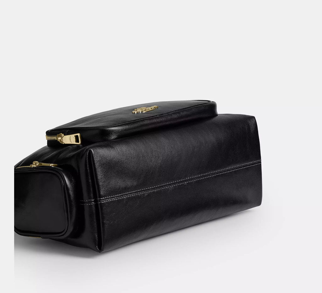Laurel Shoulder Bag With Pockets Black Coach