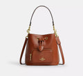 Rowan Bucket Bag With Pocket Cinnamon Coach