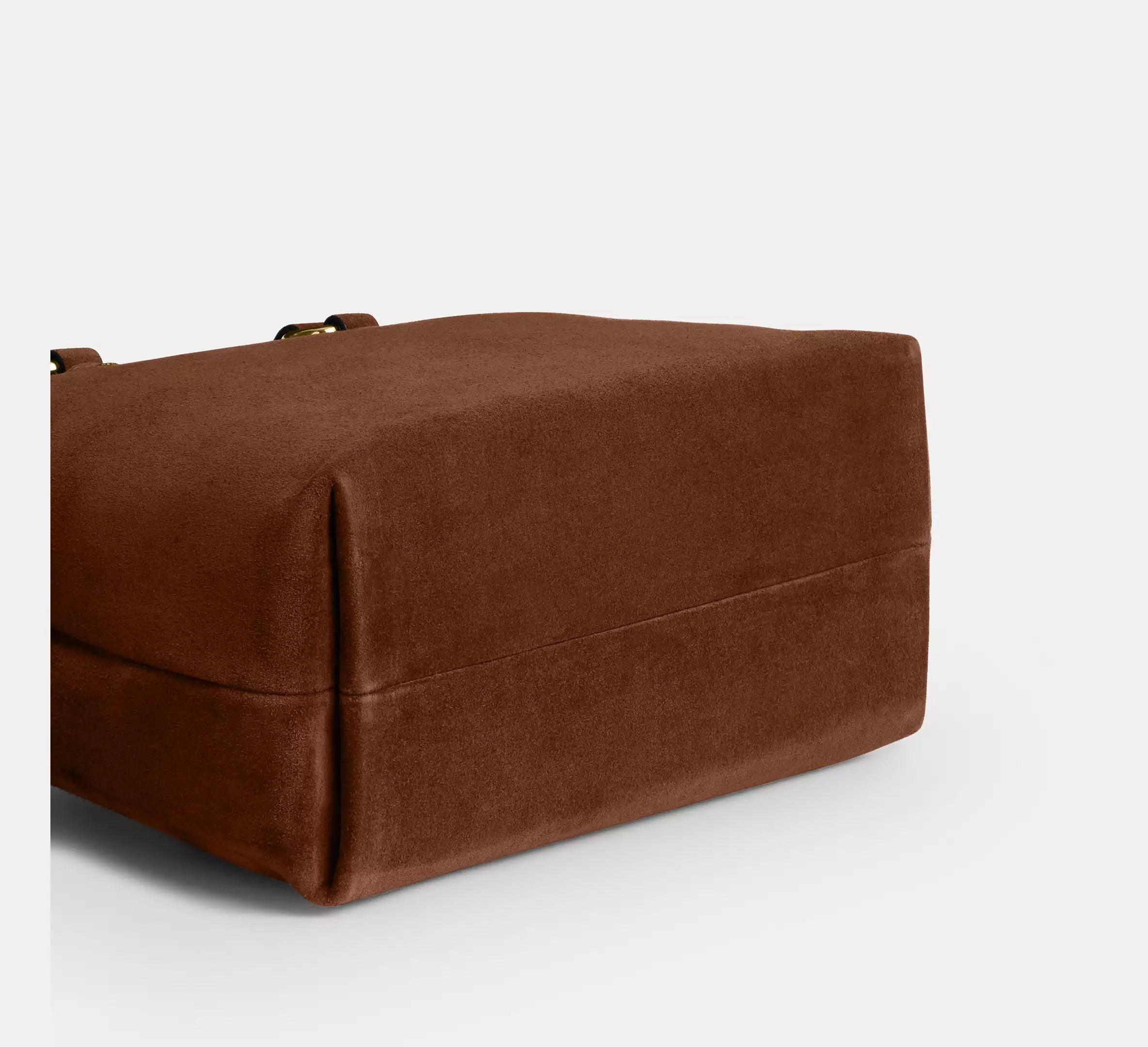 Station Carryall Bag Suede Warm Brown Coach