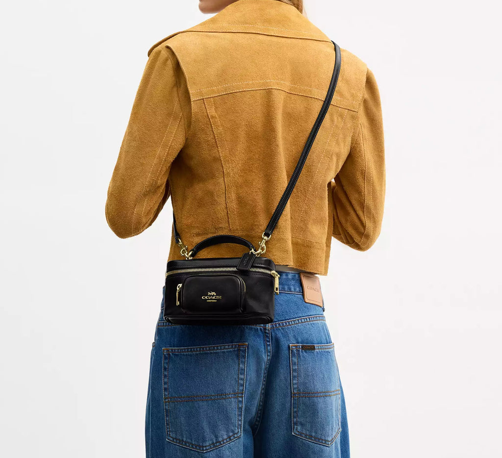 Rainer Crossbody Bag 18 With Pocket Black Coach
