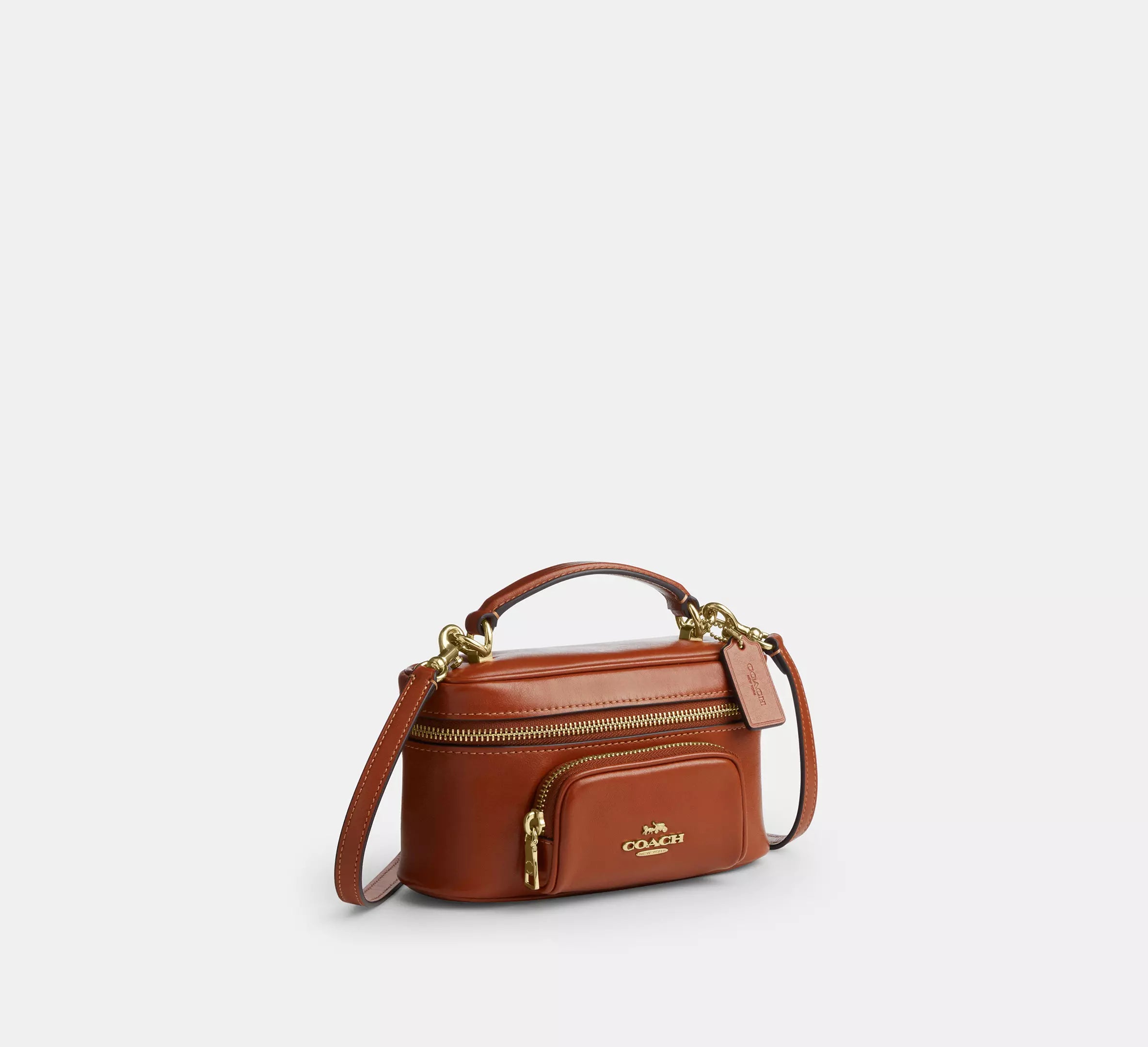 Rainer Crossbody Bag 18 With Pocket Cinnamon Coach