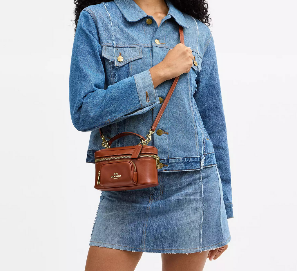 Rainer Crossbody Bag 18 With Pocket Cinnamon Coach