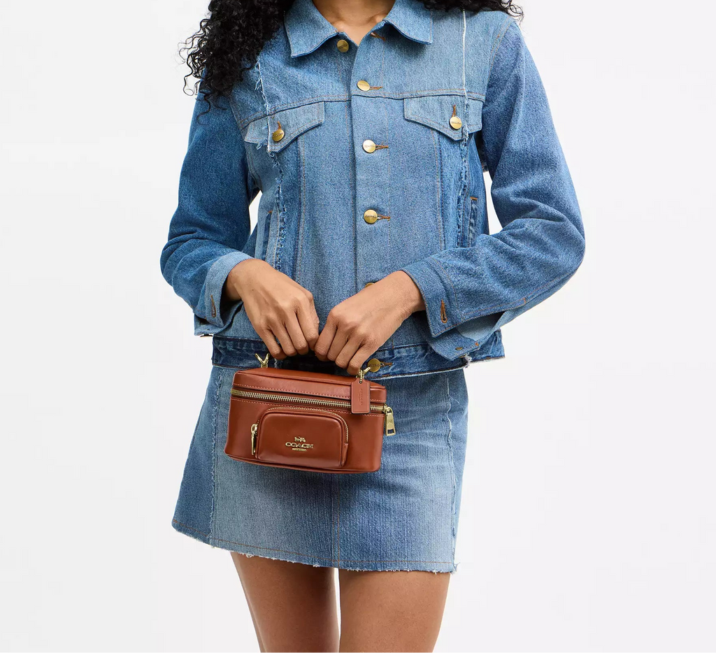 Rainer Crossbody Bag 18 With Pocket Cinnamon Coach
