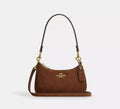 Teri Mini Crossbody Bag Suede Warm Brown Coach