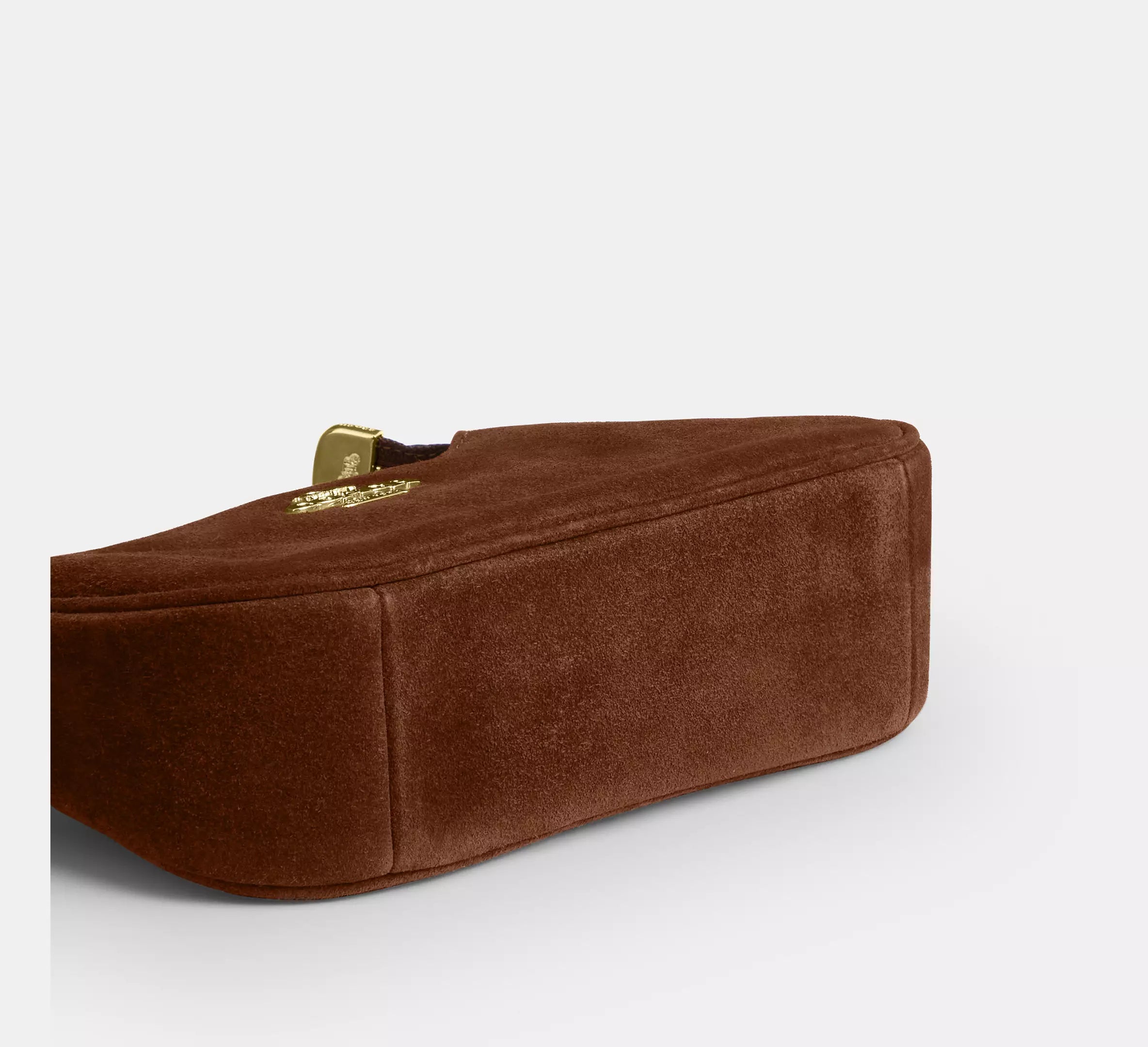 Teri Mini Crossbody Bag Suede Warm Brown Coach