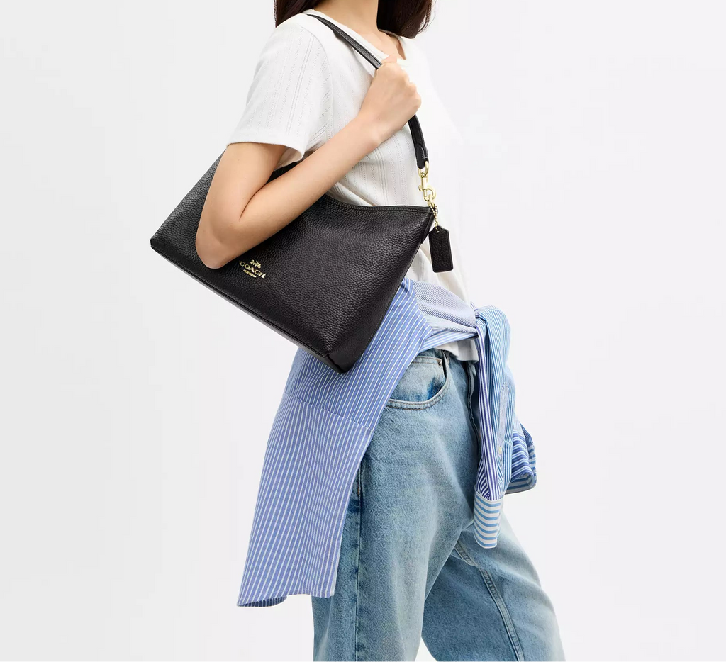 Laurel Shoulder Bag Black Coach